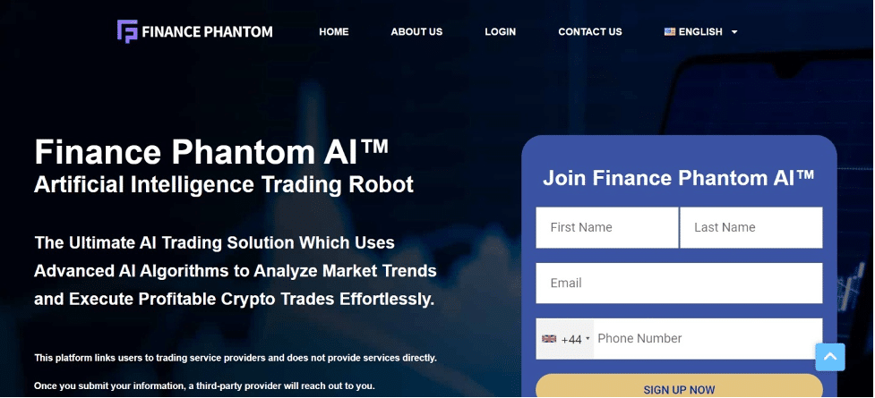 Finance Phantom website